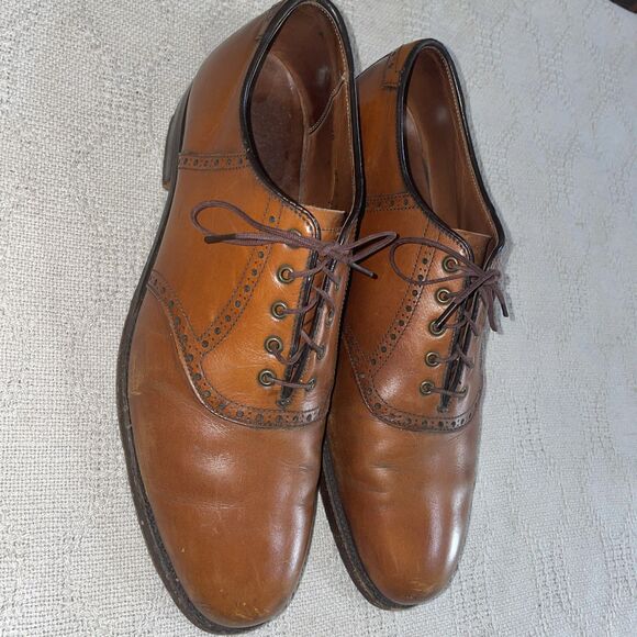 Alden Men’s Saddle Oxfords Size 10 A/C Brown Leather Going Out Party Business main image 7